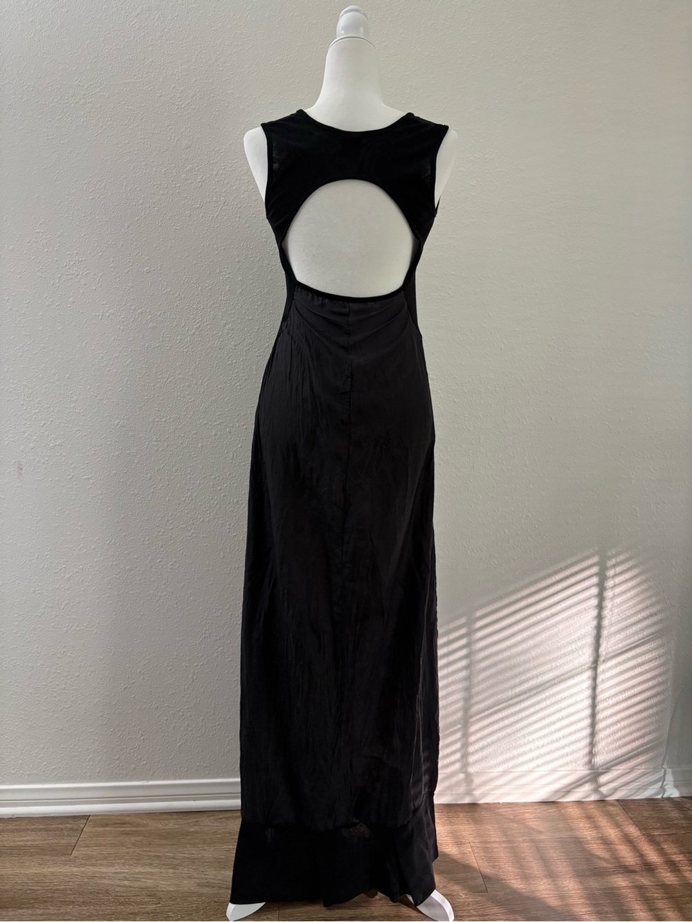 Vintage Legatte Jeans Made in Italy Graphic Maxi Dress Gothic Y2K - Picture 3 of 8